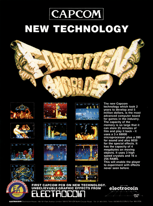 Forgotten Worlds (US) Game Cover